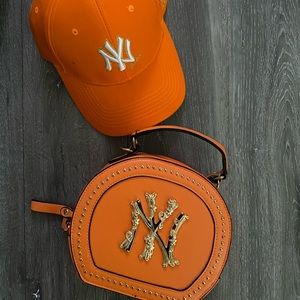 SALE🚨, Orange NY bag and matching NY hat